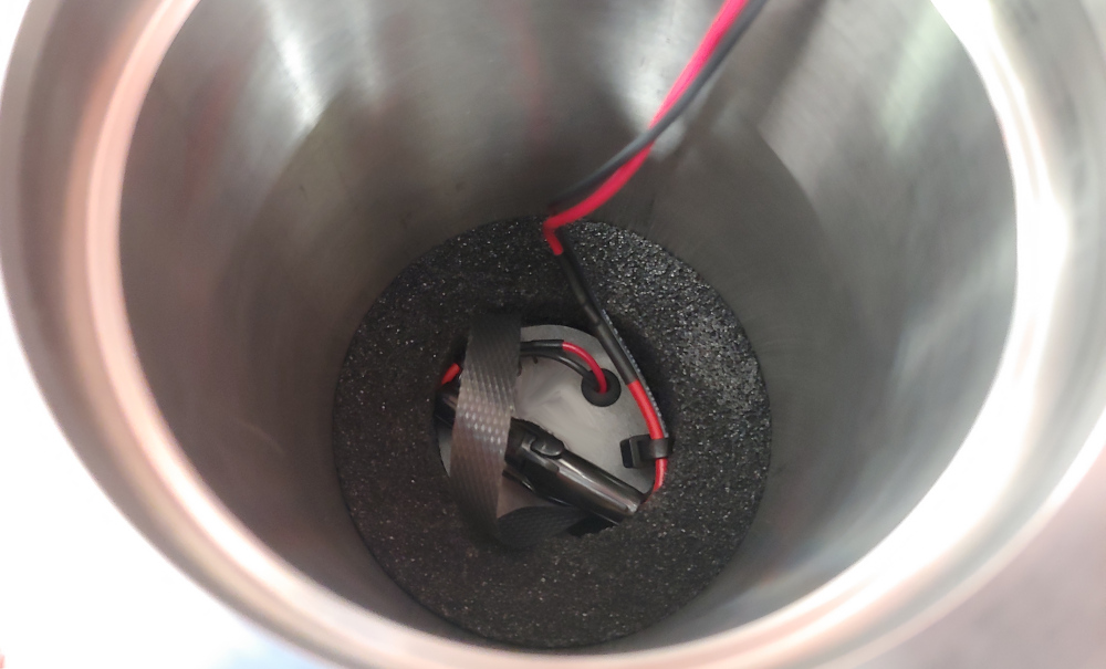 cable after battery installation