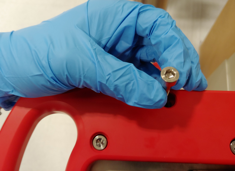 removing screw