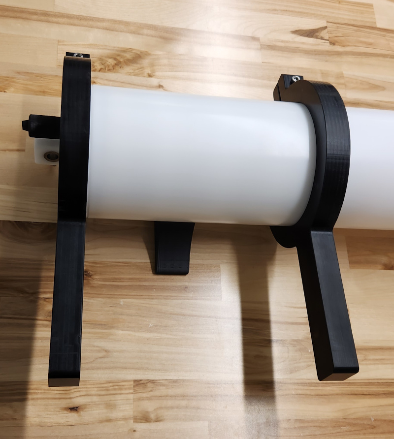 clamps installed
